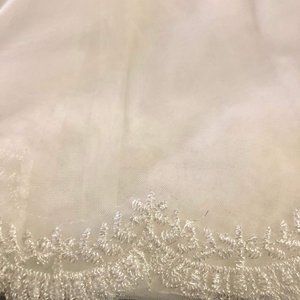 Accessories - Two Layer Lace Bride Floral Wedding Veil IVORY Accessories - Two Layer Lace Bride Floral Wedding Veil IVORY